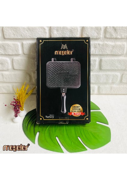 Ocak Üstü Granit Döküm El Tost ve Çok Amaçlı Grill Tava 26 cm fırsatları