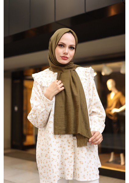 Bambu Kraş Şal Yağ Yeşili modelleri
