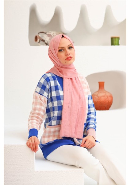 Bambu Kraş Şal Koleksiyonu Somon