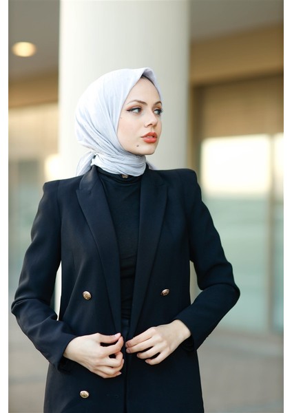 Bambu Kraş Eşarp Gri