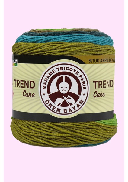 Trend Cake Batik Ebruli El Örgü Ipi 630