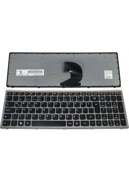 Lenovo Ideapad Z500,Z500A,Z500G Notebook Klavye Tuş Takımı-Silver