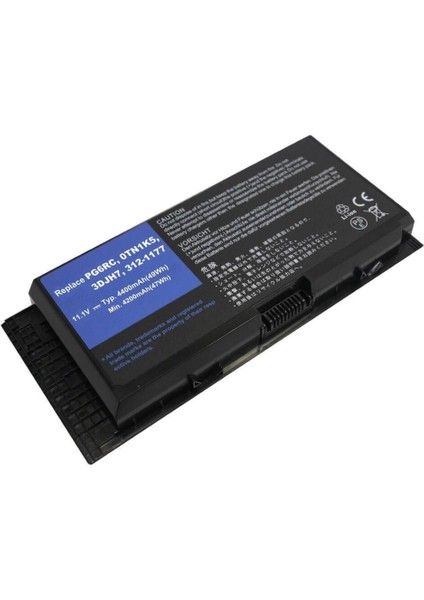 Dell Precision M6800 Notebook Bataryası Pili - 6 Cell