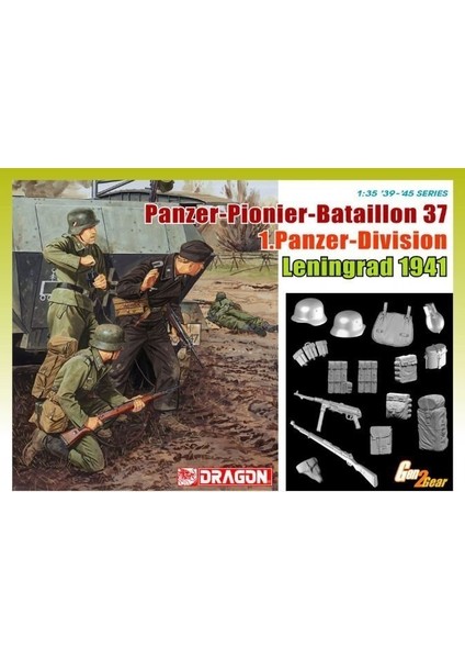 6651 1/35 1.panzer Tümeni Asker Figürleri Demonte Plastik Maketi