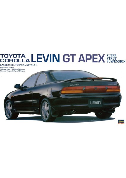 20254 1/24 Toyota Corolla Levin Gt Apex (Limited Edition) Otomobil Demonte Plastik Maketi