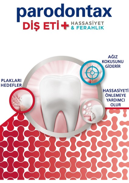 Diş Eti + Diş Macunu 75 ml x 2 Adet