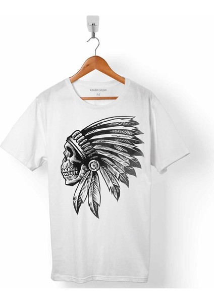 Calavera Indıa Hindistan Kuru Kafa Skull Erkek Tişört