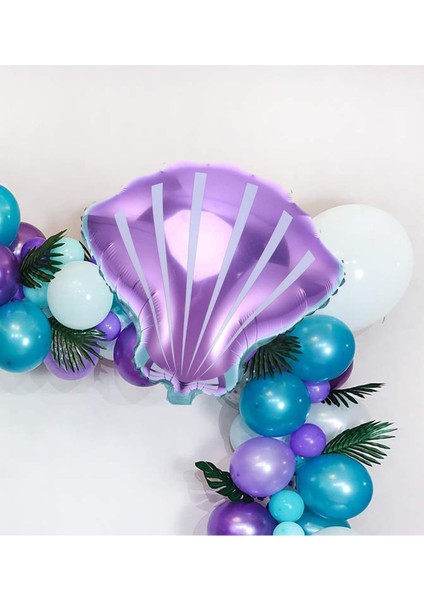 Deniz Kabuğu Şekilli Büyük Folyo Balon Doğum Günü Süsleme Balonu fiyatları