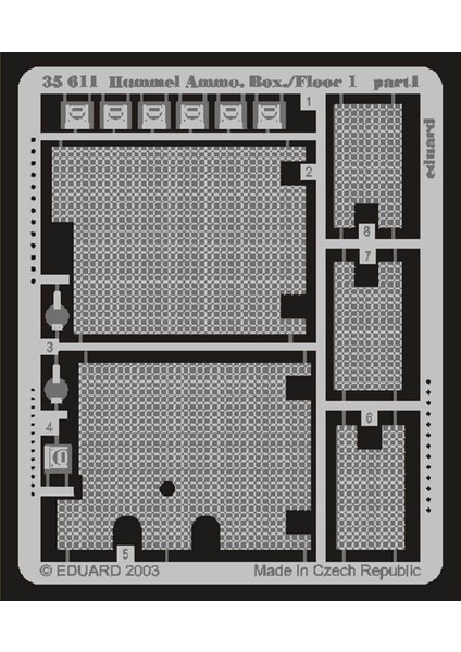 35611 1/35 Hummel Ammo. Box/floor 1 For Dra