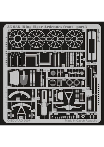 35986 1/35 King Tiger Ardennes Front For Ta modelleri