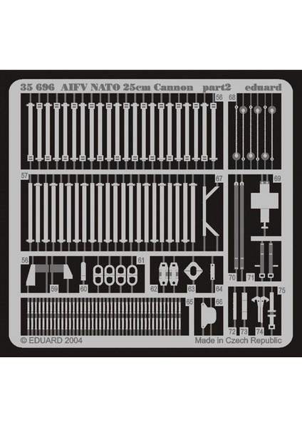 35696 1/35 Aıfv Nato 250MM Cannon For Afv M