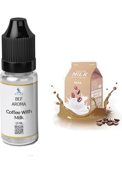 Bef Aroma Bef Coffee With Milk Gıda Aroması , Gıda Şurubu