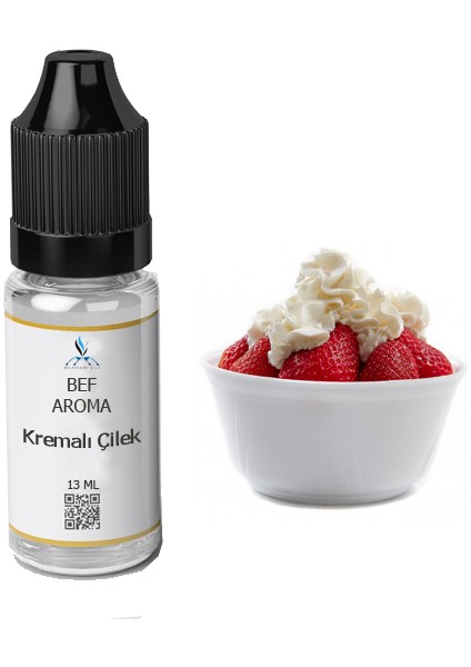 Bef Aroma Bef Kremalı Çilek Gıda Aroması , Gıda Şurubu