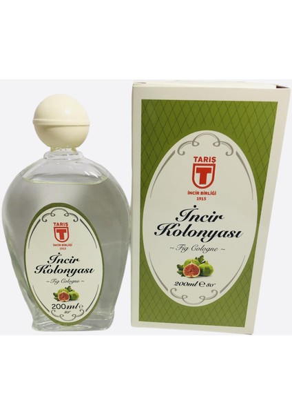 Incir Kolonyası 80 Derece 200 ml Cam Şişe