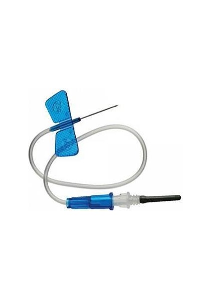 23G Mavi Vakumlu Kelebek Set 200 Adet