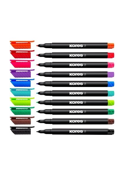 Permanent Marker Seti 10LU Pvc Çantalı