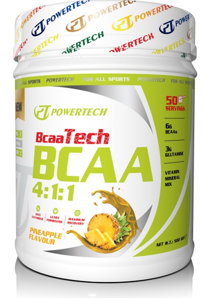 Powertech Volumetech Whey  2400 gr Çikolata + Arginine Zma 500 gr Portakal +  Bcaa 4:1:1 500 gr Ananas