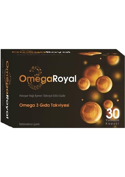 Omega Royal Havyar Balık Yağı 30 Kapsül