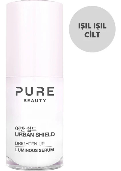 Pure Beauty  Pure Beauty Canlandırıcı Parlak Leke Karşıtı B3 Vitaminli Serum 30 ml