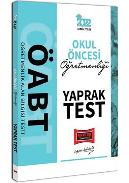 Yargı Yayınevi 2022 ÖABT Okul Öncesi Öğretmenliği Yaprak Test