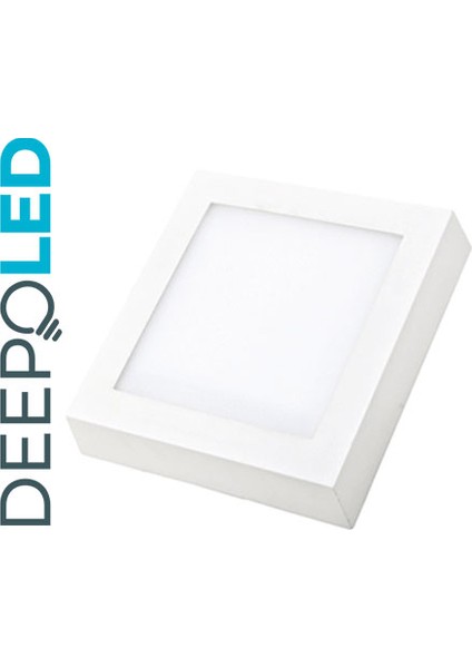 K2 KDL433 24 W Sıva Üstü Kare LED Panel Armatür (Beyaz)