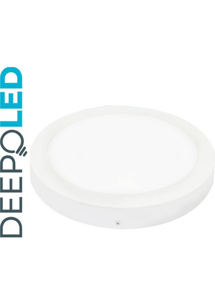 K2 KDL422 18 W Yuvarlak Sııva Üstü LED Panel (Beyaz)