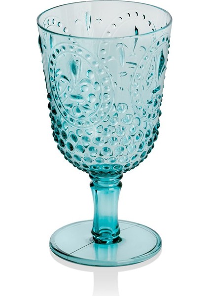 Akrilik Aquamarin 6 Lı Ayaklı Bardak fırsatları