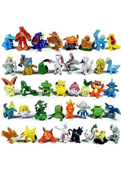 Better Life 144 Adet Set Pokemon Mini Figürler Aksiyon Seti (Yurt Dışından)