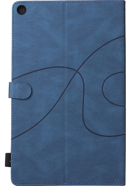 puluz Amazon Fire Hd 10 2017 Için Pu Kılıf Mavi (Yurt Dışından)