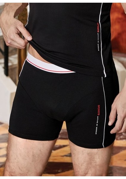 1078 Erkek 3 Lü Paket Modal Boxer