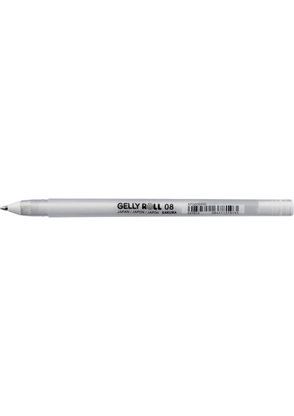 Gelly Roll : Beyaz Çizim Kalemi : 0,4 mm (Orta Kalın Uç)