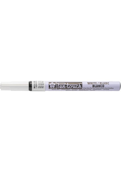 : Pen-Touch Ekstra Ince Uç Markör Kalem : 0.7 mm Beyaz