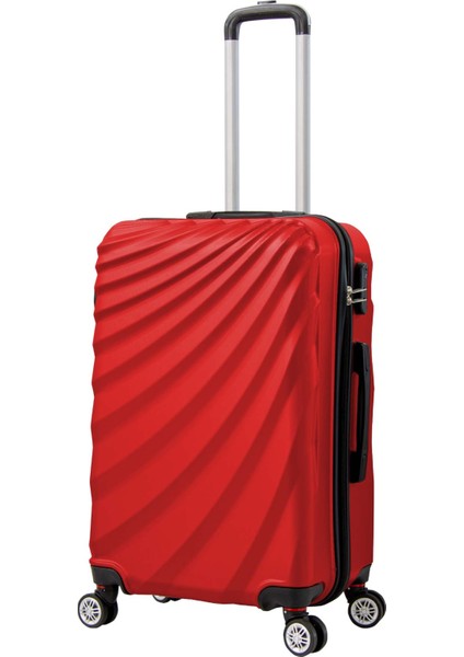 WX-300 Kırmızı Orta Boy Valiz Anatolya Serisi