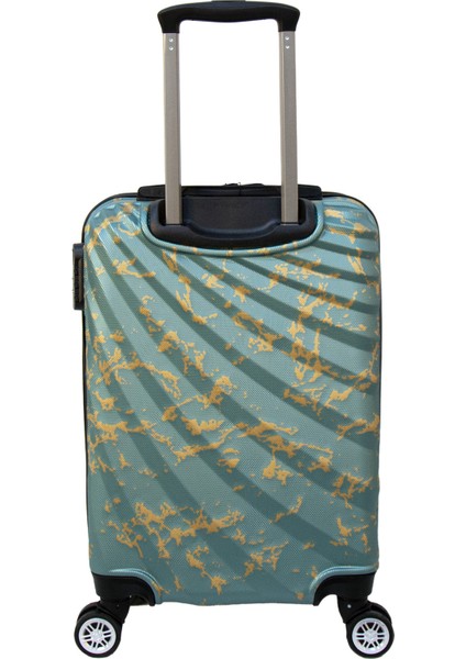 Wexta WX-300 Baskılı Mint Yeşili Kabin Boy Valiz modelleri