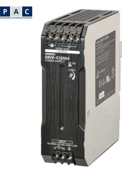 S8VK-C12024 5A 24 Vdc (Ray Tipi) Güç Kaynağı