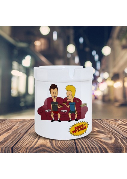 Beavis And Butt Head Baskılı Küllük Seramik Kül TABLASI-178540