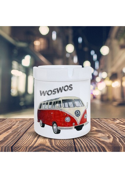 Nostalji Araba Baskılı Küllük Seramik Kül TABLASI-02140