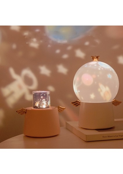 Projektör LED Müzik Gece Lambası Pembe (Yurt Dışından)
