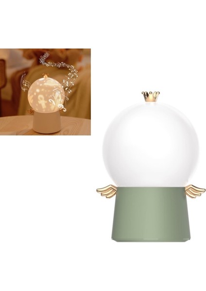 Projektör LED Müzik Gece Lambası Yeşil (Yurt Dışından)