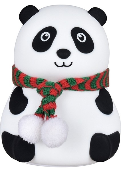 USB Şarj Panda Başucu Silikon Gece Lambası Beyaz (Yurt Dışından)