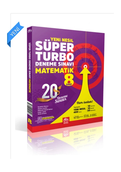 Model Eğitim Yayıncılık 8. Sınıf Matematik Süper Turbo Deneme Sınavı