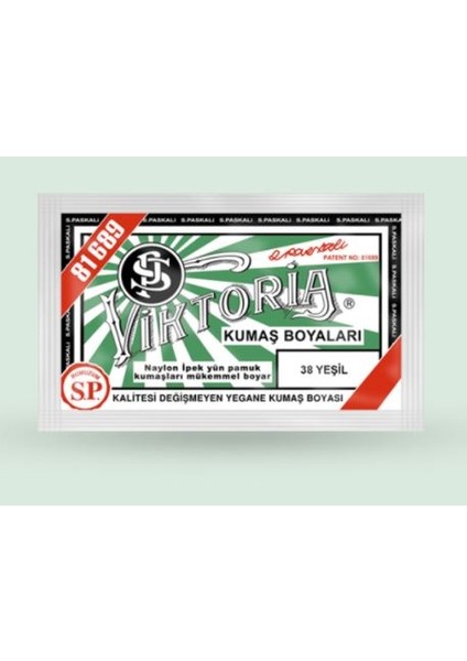 Kumaş Boyası Yeşil