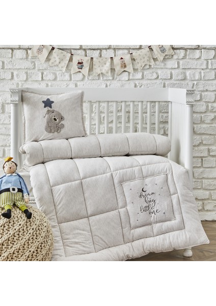 Softy Star Bear Bej Gri Bebek Cotton Comfort
