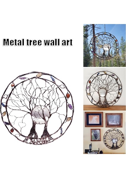 Metal Hayat Çemberi - Kahverengi (Yurt Dışından)