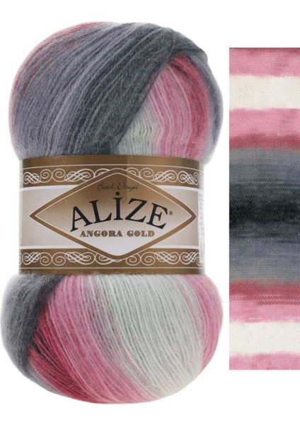 Angora Gold Batik El Örgü Ipi Renk KODU:1602