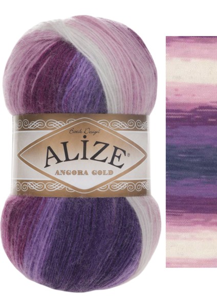 Angora Gold Batik El Örgü Ipi Renk KODU:2630