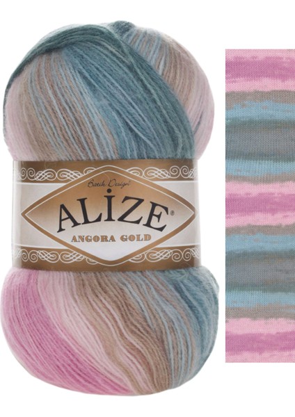 Angora Gold Batik El Örgü Ipi Renk KODU:2970