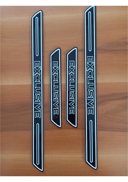Peugeot 307 Exclusive Yazılı Pleksi Kapı Eşiği