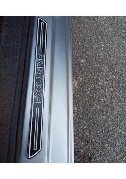 Peugeot 307 Exclusive Yazılı Pleksi Kapı Eşiği