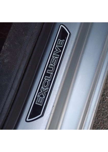 Peugeot 307 Exclusive Yazılı Pleksi Kapı Eşiği